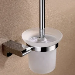 Toilet Brush Holder New Design / Creative Contemporary / Modern Stainless Steel / Zinc Alloy / Metal 1pc - Bathroom Wall Mounted