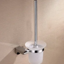 Toilet Brush Holder New Design / Creative Contemporary / Modern Stainless Steel / Zinc Alloy / Metal 1pc - Bathroom Wall Mounted