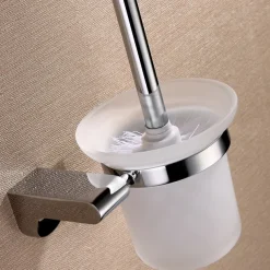 Toilet Brush Holder New Design / Creative Contemporary / Modern Stainless Steel / Zinc Alloy / Metal 1pc - Bathroom Wall Mounted