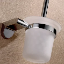 Toilet Brush Holder New Design / Creative Contemporary / Modern Stainless Steel / Zinc Alloy / Metal 1pc - Bathroom Wall Mounted