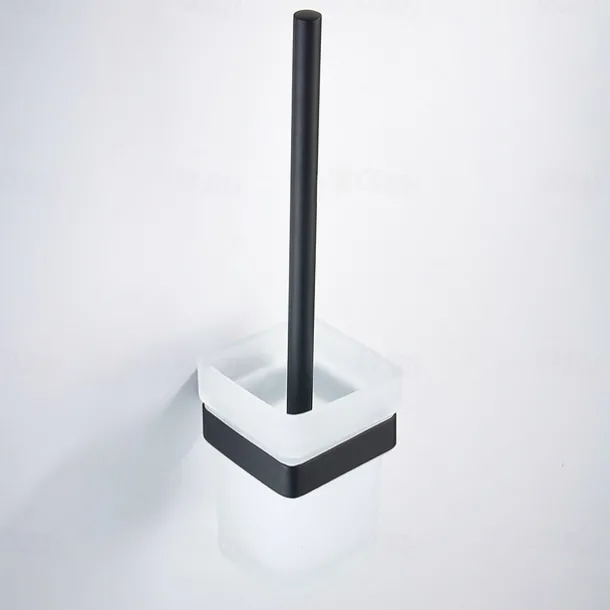 Toilet Brush Holder New Design Stainless Steel Bathroom Accessory Wall Mounted 1pc