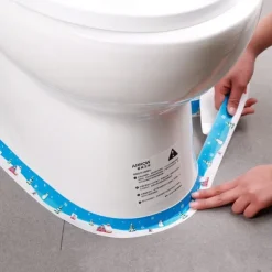 Toilet Glue Sticker, Kitchen Waterproof Oil-proof And Mildew-proof Table Corner Wall Corner Beautification Sticker 3cm*1.5m(1.5*59.06