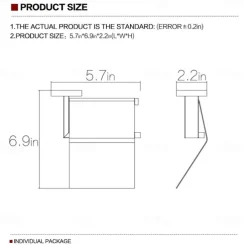 Toilet Paper Holder / Robe Hook / Bathroom Shelf New Design / Creative Contemporary / Modern Stainless Steel + A Grade ABS / Stainless Steel / Metal 4pcs - Bathroom Wall Mounted