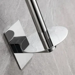 Toilet Paper Holder Adjustable Length / New Design / Self-adhesive Contemporary / Modern Stainless Steel / Low-carbon Steel / Metal 1pc - Bathroom Wall Mounted
