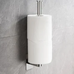Toilet Paper Holder Adjustable Length / New Design / Self-adhesive Contemporary / Modern Stainless Steel / Low-carbon Steel / Metal 1pc - Bathroom Wall Mounted