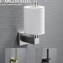 Toilet Paper Holder Adorable Creative Contemporary Modern Stainless Steel Low-carbon Steel Metal 1PC - Bathroom Wall Mounted