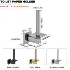 Toilet Paper Holder Adorable Creative Contemporary Modern Stainless Steel Low-carbon Steel Metal 1PC - Bathroom Wall Mounted