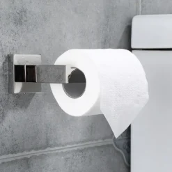 Toilet Paper Holder Bathroom Tissue Holder Paper Roll SUS 304 Stainless Steel Wall Mount (Matte Black/Chrome/Brushed Nickel/Golden)