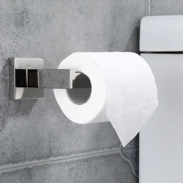 Toilet Paper Holder Bathroom Tissue Holder Paper Roll SUS 304 Stainless Steel Wall Mount (Matte Black/Chrome/Brushed Nickel/Golden)