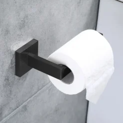 Toilet Paper Holder Bathroom Tissue Holder Paper Roll SUS 304 Stainless Steel Wall Mount (Matte Black/Chrome/Brushed Nickel/Golden)