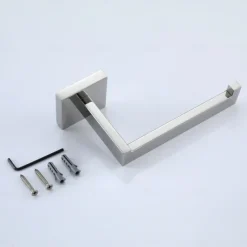 Toilet Paper Holder Bathroom Tissue Holder Paper Roll SUS 304 Stainless Steel Wall Mount (Matte Black/Chrome/Brushed Nickel/Golden)