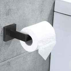 Toilet Paper Holder Bathroom Tissue Holder Paper Roll SUS 304 Stainless Steel Wall Mount (Matte Black/Chrome/Brushed Nickel/Golden)