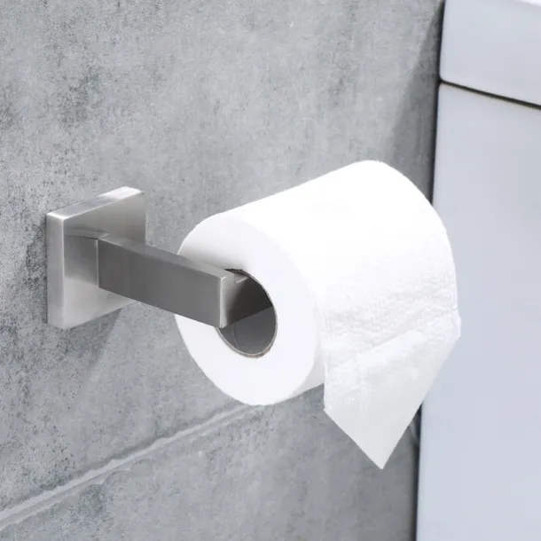 Toilet Paper Holder Bathroom Tissue Holder Paper Roll SUS 304 Stainless Steel Wall Mount (Matte Black/Chrome/Brushed Nickel/Golden)