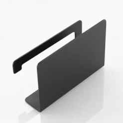 Toilet Paper Holder Multi-Functional Storage Roll Paper Holder Black Matt Space Aluminum