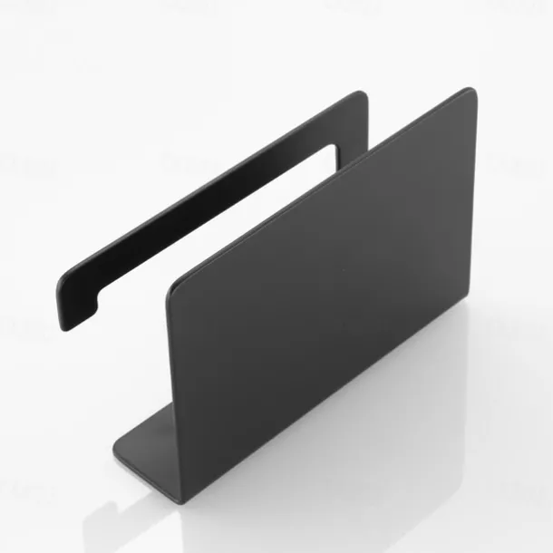 Toilet Paper Holder Multi-Functional Storage Roll Paper Holder Black Matt Space Aluminum