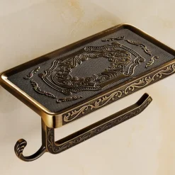 Toilet Paper Holder Multifunction Antique Zinc Alloy 1PC - Bathroom