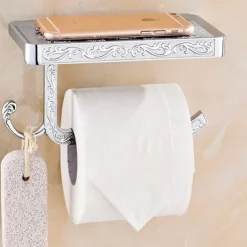 Toilet Paper Holder Multifunction Antique Zinc Alloy 1PC - Bathroom