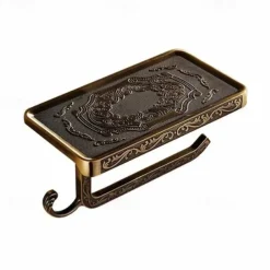 Toilet Paper Holder Multifunction Antique Zinc Alloy 1PC - Bathroom