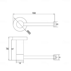 Toilet Paper Holder New Design / Creative Contemporary / Traditional Metal 1pc - Bathroom Wall Mounted