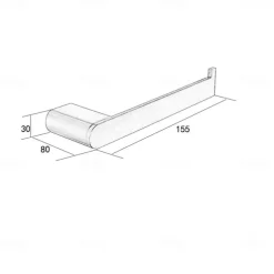 Toilet Paper Holder New Design / Creative Contemporary / Modern Stainless Steel / Low-carbon Steel / Metal 1pc - Bathroom Wall Mounted