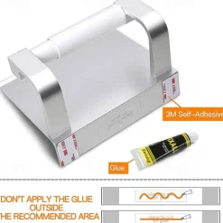 Toilet Paper Holder No Drilling Required Toilet Paper Holder with Shelf Self-Adhesive Toilet Roll Holder with Patented Adhesive Toilet Roll Holder Wall Mounted for Kitchen and Bathroom
