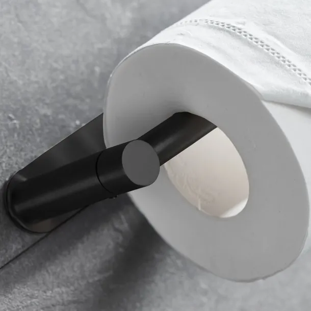 Toilet Paper Holder Self-adhesive Roll Paper Holder Stainless Steel Material Paper Towel Holder Brushed and Painted Finishes