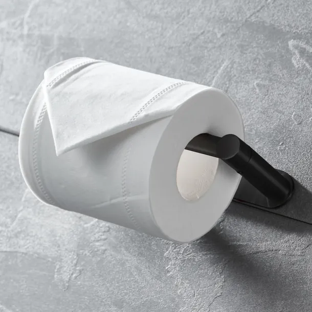 Toilet Paper Holder Self-adhesive Roll Paper Holder Stainless Steel Material Paper Towel Holder Brushed and Painted Finishes