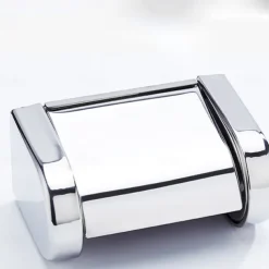 Toilet Paper Holder Stainless Steel Waterproof Paper Roll Holders Wall Mounted(Polishing Chrome)