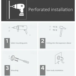 Toilet Paper Holder with Shelf Wall Mounted,Aluminum Toilet Paper Roll Holder, Tissue Roll with Mobile Phone Storage