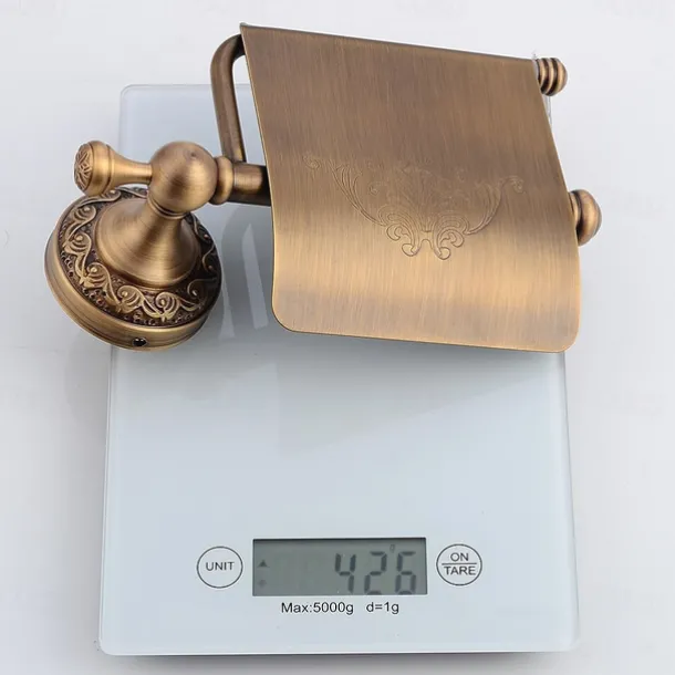 Toilet Paper Holders Antique Brass 1 pc - Hotel bath