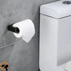 Toilet Paper Holder,SUS304 Self Adhesive Wall Mounted Toilet Roll Holder,Stainless Steeln Bathroom Tissue Holders(Black/Chrome/Golden/Brushed Nickel)