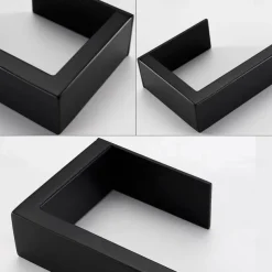 Toilet Paper Holder,SUS304 Self Adhesive Wall Mounted Toilet Roll Holder,Stainless Steeln Bathroom Tissue Holders(Black/Chrome/Golden/Brushed Nickel)