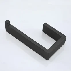 Toilet Paper Holder,Wall Mounted 304 Stainless Steel 14.5cm Tissue Roll Hanger Dispenser for Bathroom & Kitchen (Black/Brushed Nickel/Chrome)