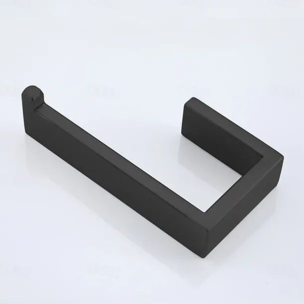 Toilet Paper Holder,Wall Mounted 304 Stainless Steel 14.5cm Tissue Roll Hanger Dispenser for Bathroom & Kitchen (Black/Brushed Nickel/Chrome)