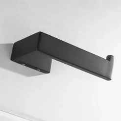 Toilet Paper Holder,Wall Mounted 304 Stainless Steel 14.5cm Tissue Roll Hanger Dispenser for Bathroom & Kitchen (Black/Brushed Nickel/Chrome)