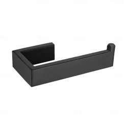 Toilet Paper Holder,Wall Mounted 304 Stainless Steel 14.5cm Tissue Roll Hanger Dispenser for Bathroom & Kitchen (Black/Brushed Nickel/Chrome)