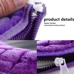 Toilet Seat Cover Cushion Universal Plush Toilet Seat Cover Warm Toilet Seat Cover Cute Knitting Handle Toilet Seat Cover