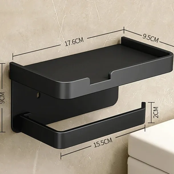 Toilet Tissue Holder Punch Free Toilet Roll Paper Storage Rack Tissue Box Toilet Toilet Paper Holder Toilet Paper Holder