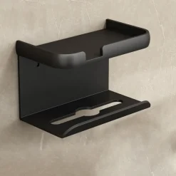 Toilet Tissue Holder Punch Free Toilet Roll Paper Storage Rack Tissue Box Toilet Toilet Paper Holder Toilet Paper Holder