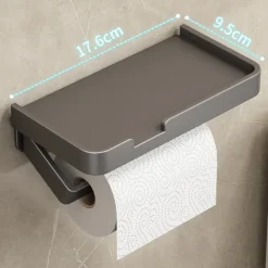 Toilet Tissue Holder Punch Free Toilet Roll Paper Storage Rack Tissue Box Toilet Toilet Paper Holder Toilet Paper Holder