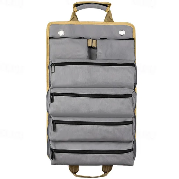 Tool Bag Tool Roll Organizer Roll Up Tool Bag With Detachable Pouches, Heavy Duty Tool Organizers With 6 Tool Pouches - Tool Roll Pouch For Mechanic, Electrician Hobbyist