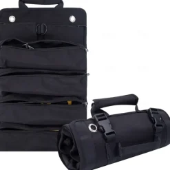 Tool Bag Tool Roll Organizer Roll Up Tool Bag With Detachable Pouches, Heavy Duty Tool Organizers With 6 Tool Pouches - Tool Roll Pouch For Mechanic, Electrician Hobbyist
