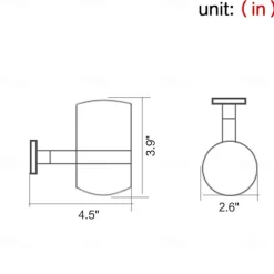 Toothbrush Holder Premium Design / Creative Contemporary / Modern Stainless Steel 1pc - Bathroom Wall Mounted