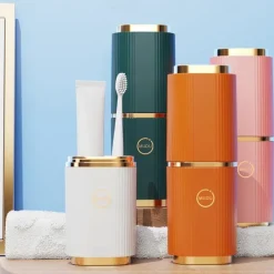 Toothbrush Mug Creative Travel Size Easy to Use Boutique Special Material 1PC - tools cleaning Toilet Accessories