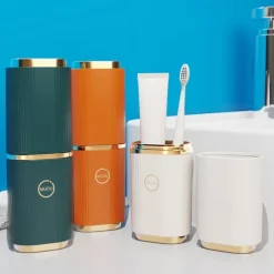 Toothbrush Mug Creative Travel Size Easy to Use Boutique Special Material 1PC - tools cleaning Toilet Accessories