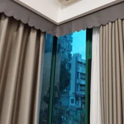 Top of Curtain Light Blocker, Light Blocking Curtains Toppers Velcro Portable Blackout for Window, Easy to Cut and Install Without Turning Holes