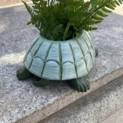Tortoise Rein Flower Pot Molds, Candle Pen Holder Mold Storage Box, Turtle Succulent Planter Concrete Molds DIY Cactus, Plaster Cement Clay Resin Craft Home Decor