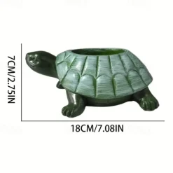 Tortoise Rein Flower Pot Molds, Candle Pen Holder Mold Storage Box, Turtle Succulent Planter Concrete Molds DIY Cactus, Plaster Cement Clay Resin Craft Home Decor