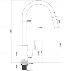 Touchless Sensor Kitchen Sink Faucet Stainless Steel with Pull Out Sprayer, Touch On Single Handle Kitchen Vessel Tap with Pull Down 2 Modes Spray Fingerprint Resistant Brushed Nickel Deck Mounted