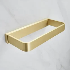 Towel Bar Creative Modern Metal 1pc - Bathroom 1-Towel Bar Wall Mounted